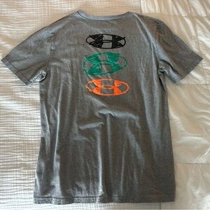 Under Armour Youth Boys Gray Sketched Style Short Sleeve Tee Shirt YXL